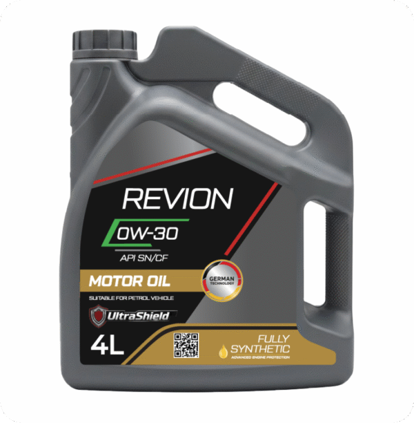 Revion Lubricants Engine Oil 0W-30 API SN/CF for Petrol Vehicle 4 Litre