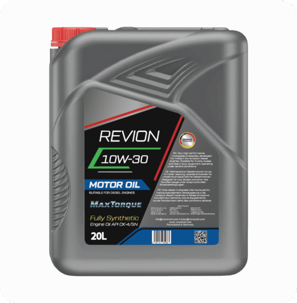 Revion Lubricants engine oil 10W-30 API CK-4/SN for Diesel Vehicle 20 Litre