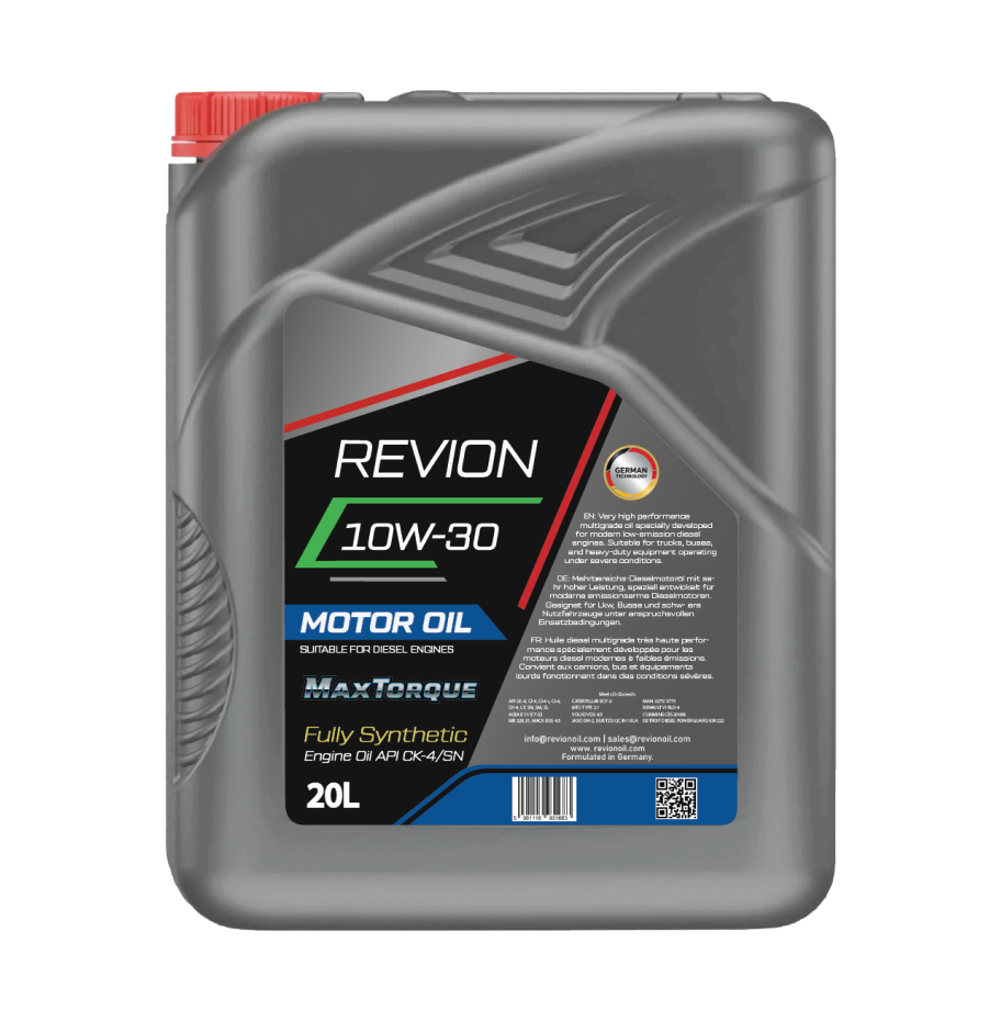Revion Lubricants engine oil 10W-30 API CK-4/SN for Diesel Vehicle 20 Litre