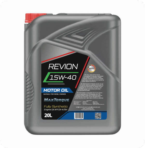 Revion Lubricants engine oil 15W-40 API CK-4/SN for Diesel Vehicle 20 Litre