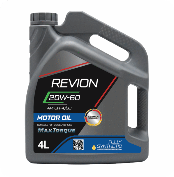 Revion Lubricants engine oil 20W-60 API CH-4/SJ for Diesel Vehicle 4 Litre