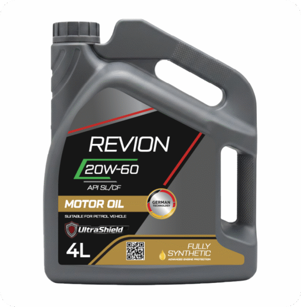 Revion Lubricants engine oil 20W-60 API SL/CF for Petrol Vehicle 4 Litre