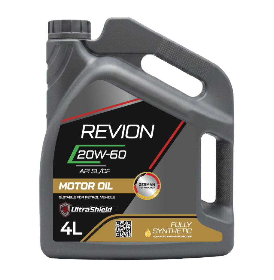 Revion Lubricants engine oil 20W-60 API SL/CF for Petrol Vehicle 4 Litre