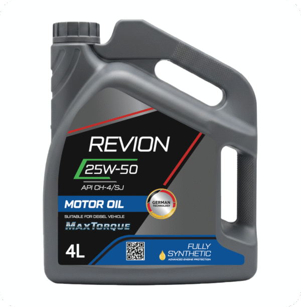 Revion Lubricants engine oil 25W-50 API CH-4/SJ for Diesel Vehicle 4 Litre