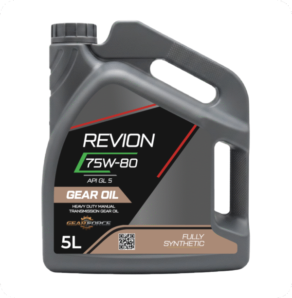 Revion Lubricants Gear Oil 75W-80 API GL 5 5 Litre