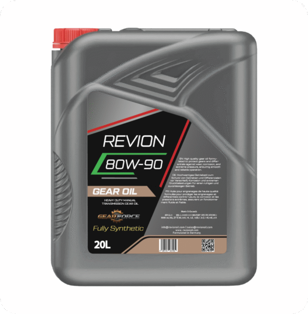 Revion Lubricants Gear Oil 80W-90 API GL 5 20 Litre