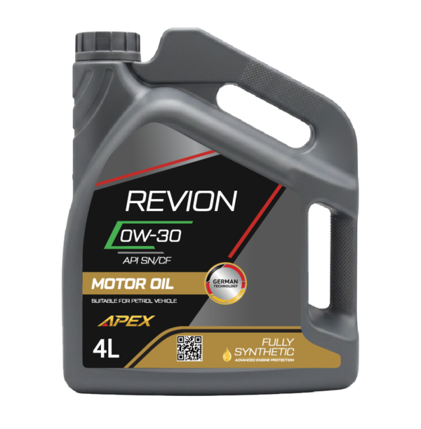 Revion Lubricants Engine Oil 0W-30 API SN/CF for Petrol Vehicle 4 Litre
