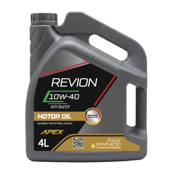 Revion Lubricants Engine Oil 10W-40 API SN/CF for Petrol Vehicle 4 Litre