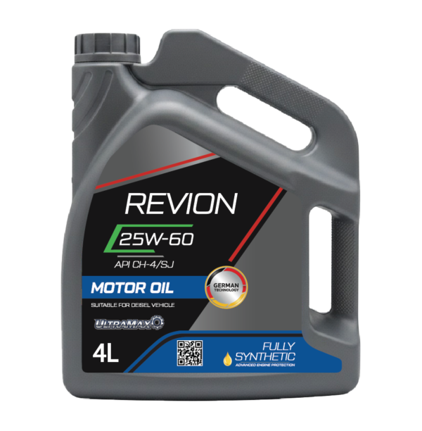 Revion Lubricants engine oil 25W-60 API CH-4/SJ for Diesel Vehicle 4 Litre