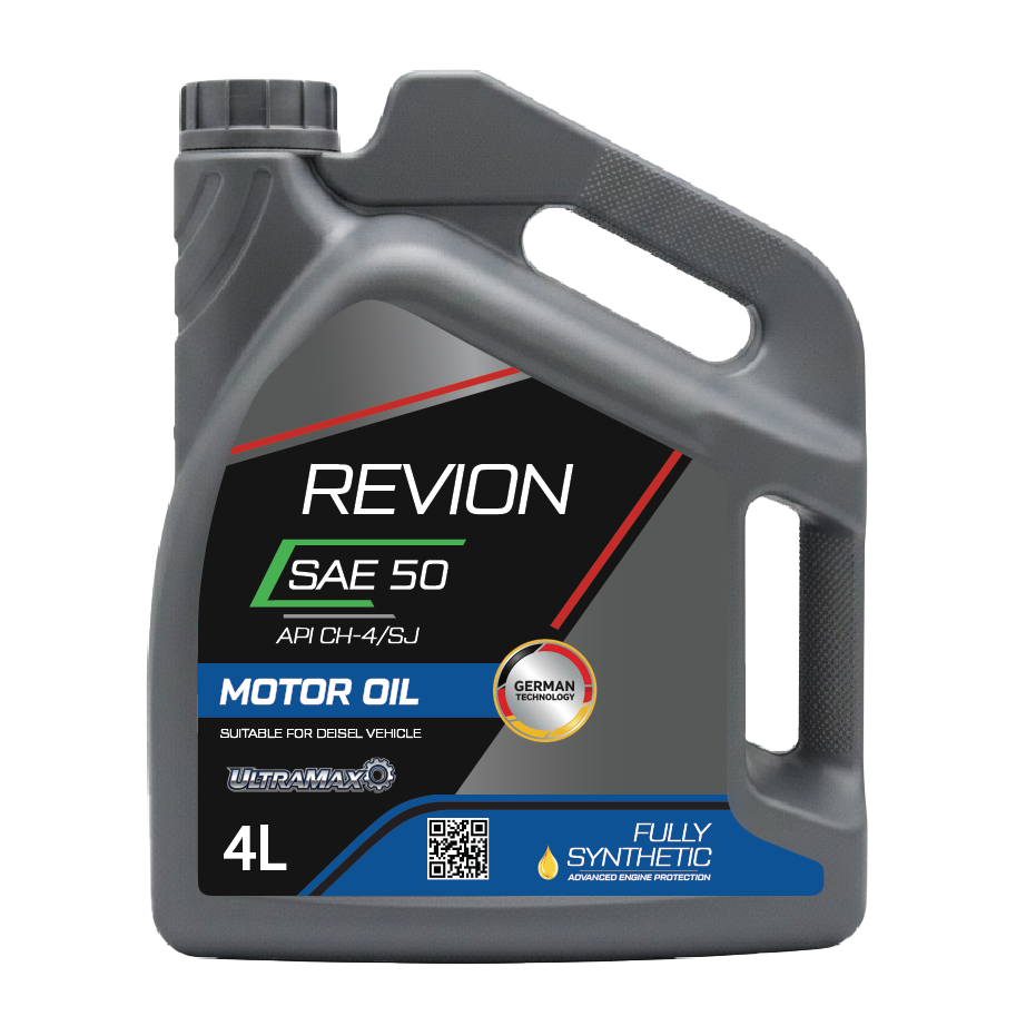 Revion Lubricants engine oil SAE 50 CH-4/SJ for Diesel Vehicle 4 Litre