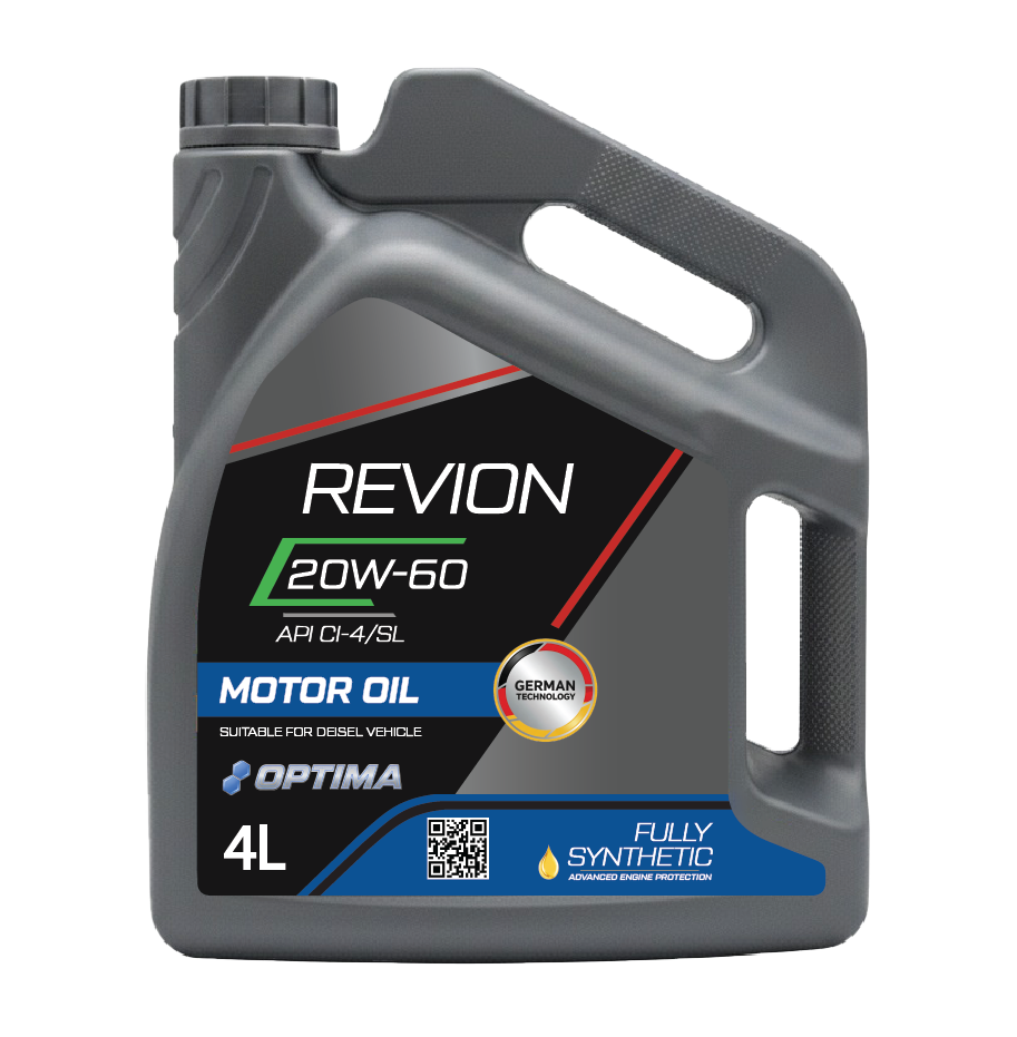 Revion Lubricants engine oil 20W-60 API CI-4/SL for Diesel Vehicle 4 Litre
