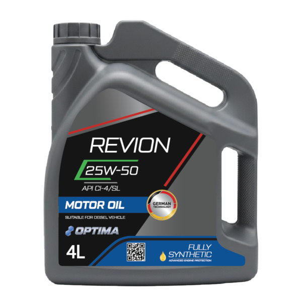 Revion Lubricants engine oil 25W-50 API CI-4/SL for Diesel Vehicle 4 Litre