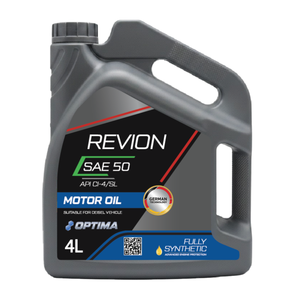Revion Lubricants engine oil SAE 50 API CI-4/SL for Diesel Vehicle 4 Litre