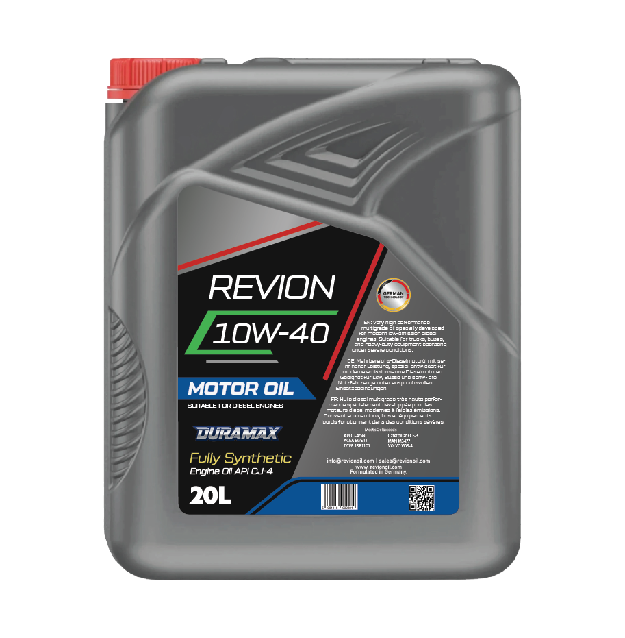 Revion Lubricants engine oil 10W-40 API CJ-4 for Diesel Vehicle 20 Litre