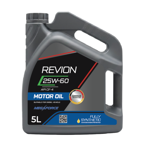 Revion Lubricants engine oil SAE 25W-60 API CF-4 for Diesel Vehicle 5 Litre