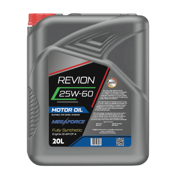 Revion Lubricants engine oil SAE 25W-60 API CF-4 for Diesel Vehicle 20 Litre