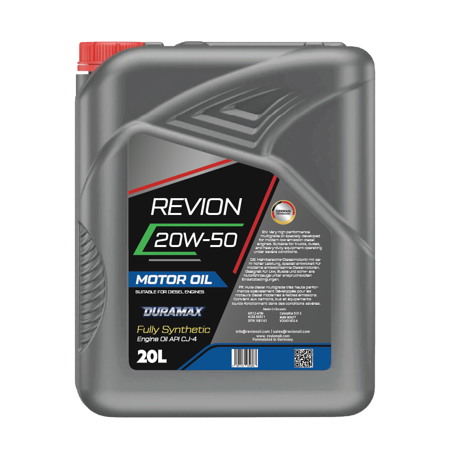Revion Lubricants engine oil 20-50 API CJ-4 for Diesel Vehicle 20 Litre