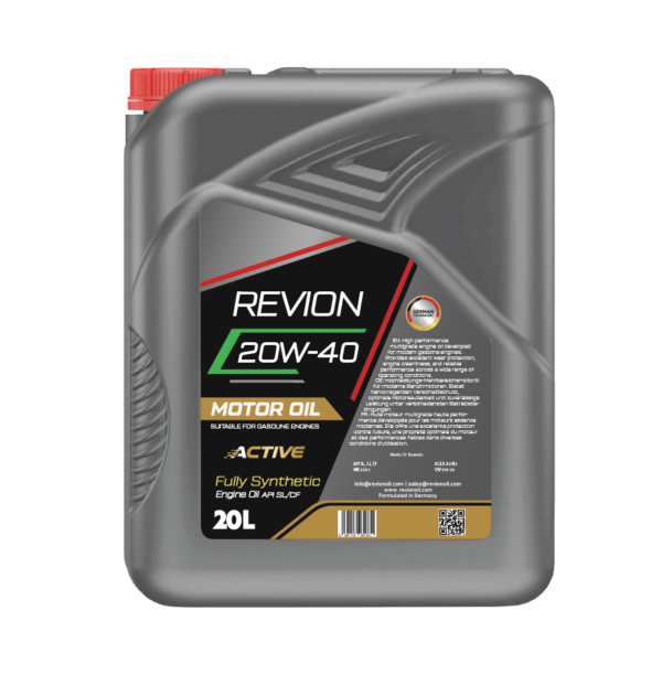 Revion Lubricants engine oil 20W-40 API SL/CF for Petrol Vehicle 20 Litre