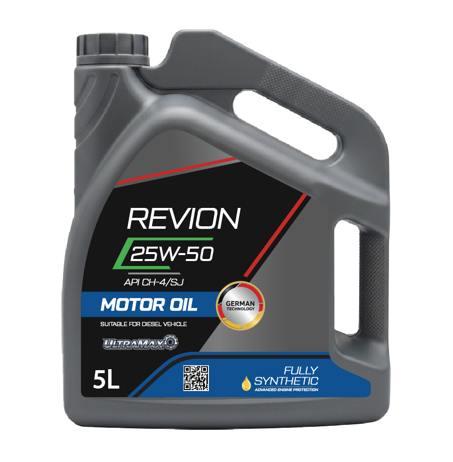 Revion Lubricants engine oil 25W-50 API CH-4/SJ for Diesel Vehicle 5 Litre