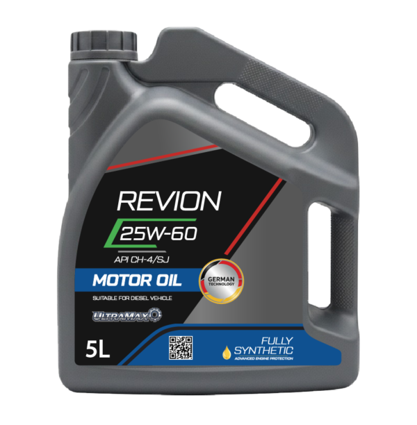 Revion Lubricants engine oil 25W-60 API CH-4/SJ for Diesel Vehicle 5 Litre