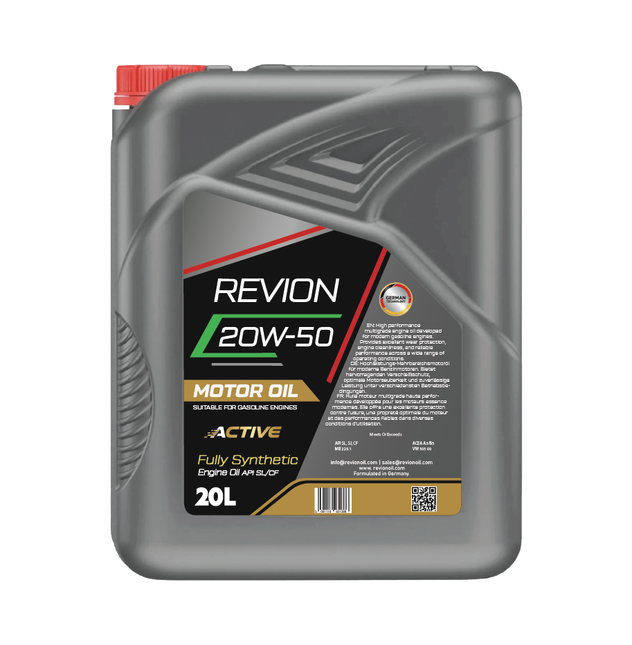 Revion Lubricants engine oil 20W-50 API SL/CF for Petrol Vehicle 20 Litre