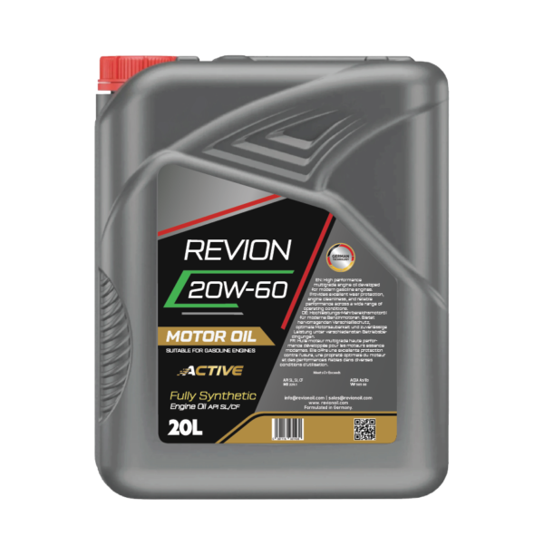 Revion Lubricants engine oil 20W-60 API SL/CF for Petrol Vehicle 20 Litre