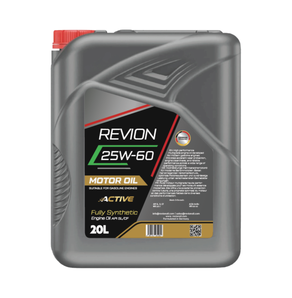 Revion Lubricants engine oil 25W-60 API SL/CF for Petrol Vehicle 20 Litre