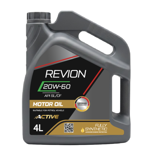 Revion Lubricants engine oil 20W-60 API SL/CF for Petrol Vehicle 4 Litre