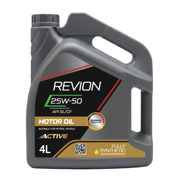 Revion Lubricants engine oil 25W-50 API SL/CF for Petrol Vehicle 4 Litre