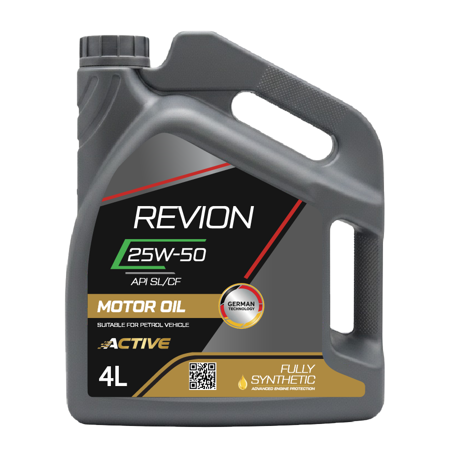 Revion Lubricants engine oil 25W-50 API SL/CF for Petrol Vehicle 4 Litre