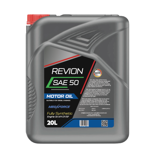 Revion Lubricants engine oil SAE 50 API CF/SF for Diesel Vehicle 20 Litre