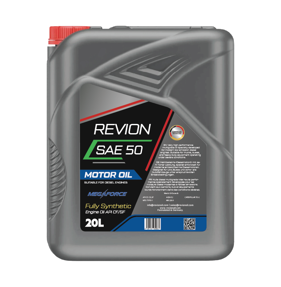 Revion Lubricants engine oil SAE 50 API CF/SF for Diesel Vehicle 20 Litre