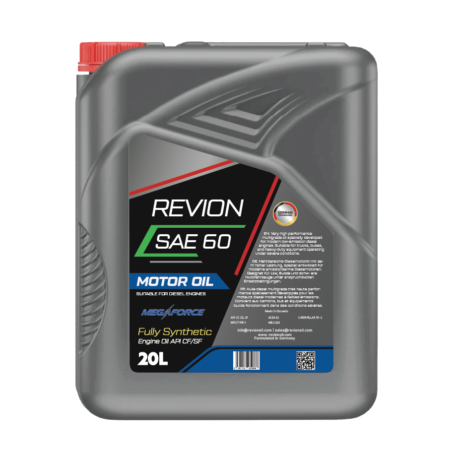 Revion Lubricants engine oil SAE 60 API CF/SF for Diesel Vehicle 20 Litre