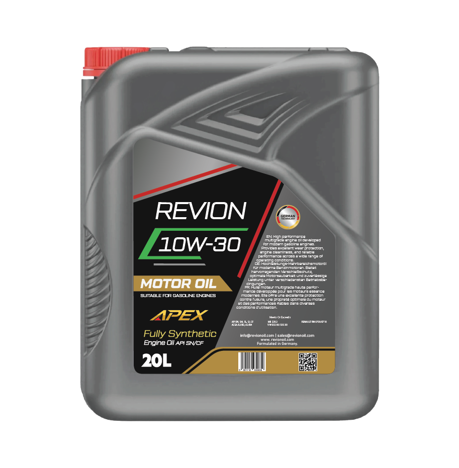 Revion Lubricants Engine Oil 10W-30 API SN/CF for Petrol Vehicle 20 Litre