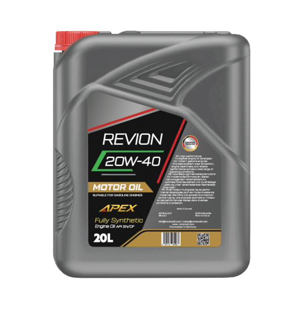 Revion Gasoline Engine Oil 20W-40 API SN/CF 20 Litre