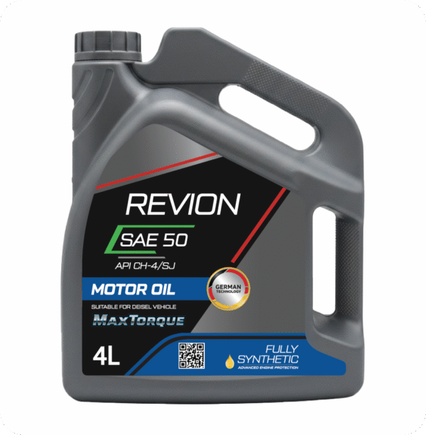 Revion Lubricants engine oil SAE 50 CH-4/SJ for Diesel Vehicle 4 Litre