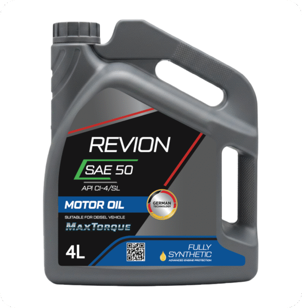 Revion Lubricants engine oil SAE 50 API CI-4/SL for Diesel Vehicle 4 Litre