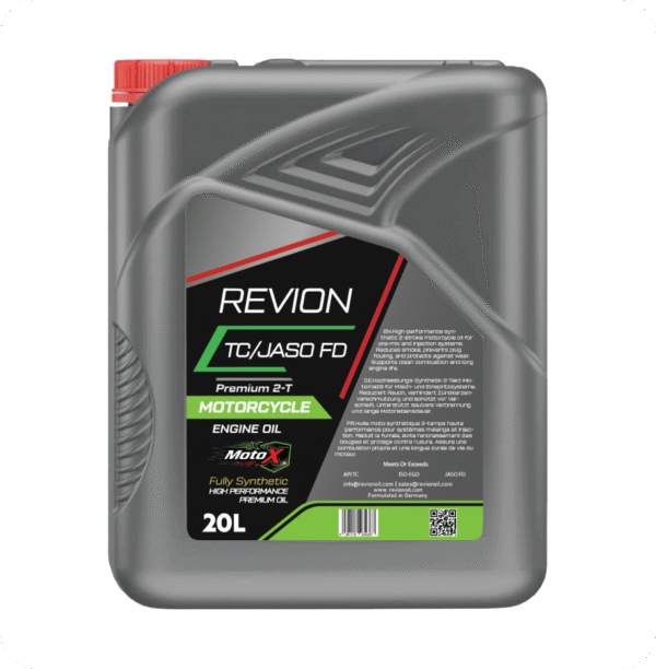 Revion 2-stroke Motorbike Oil API TC / JASO FD (2T) 20 Litre
